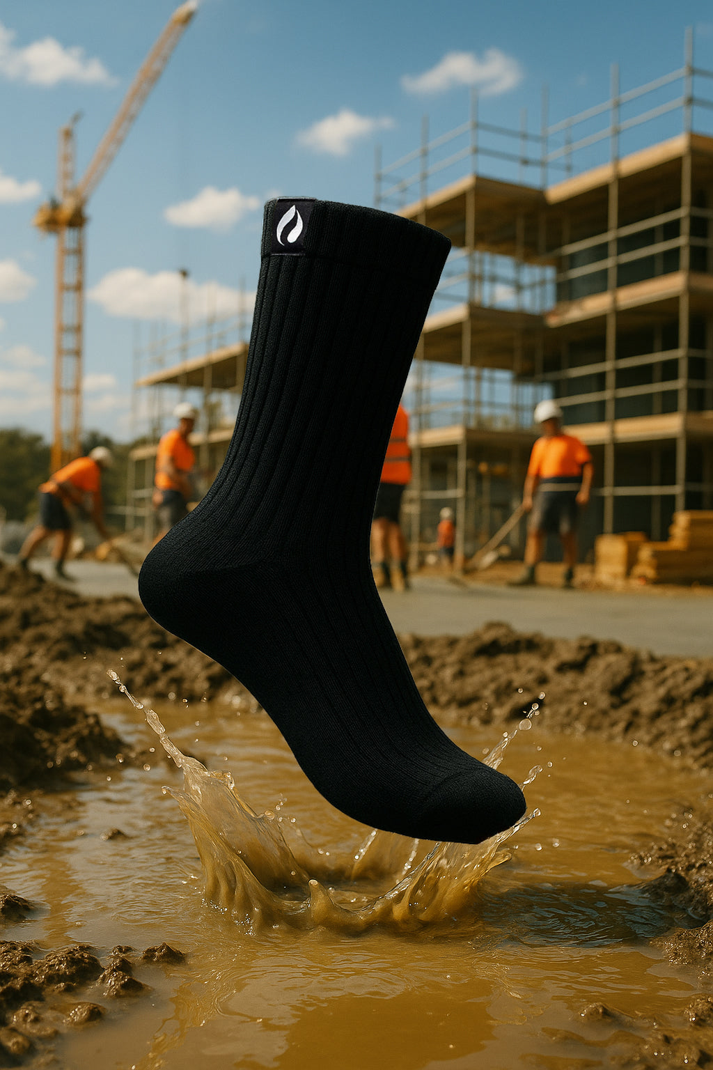 Crew Length Waterproof Socks