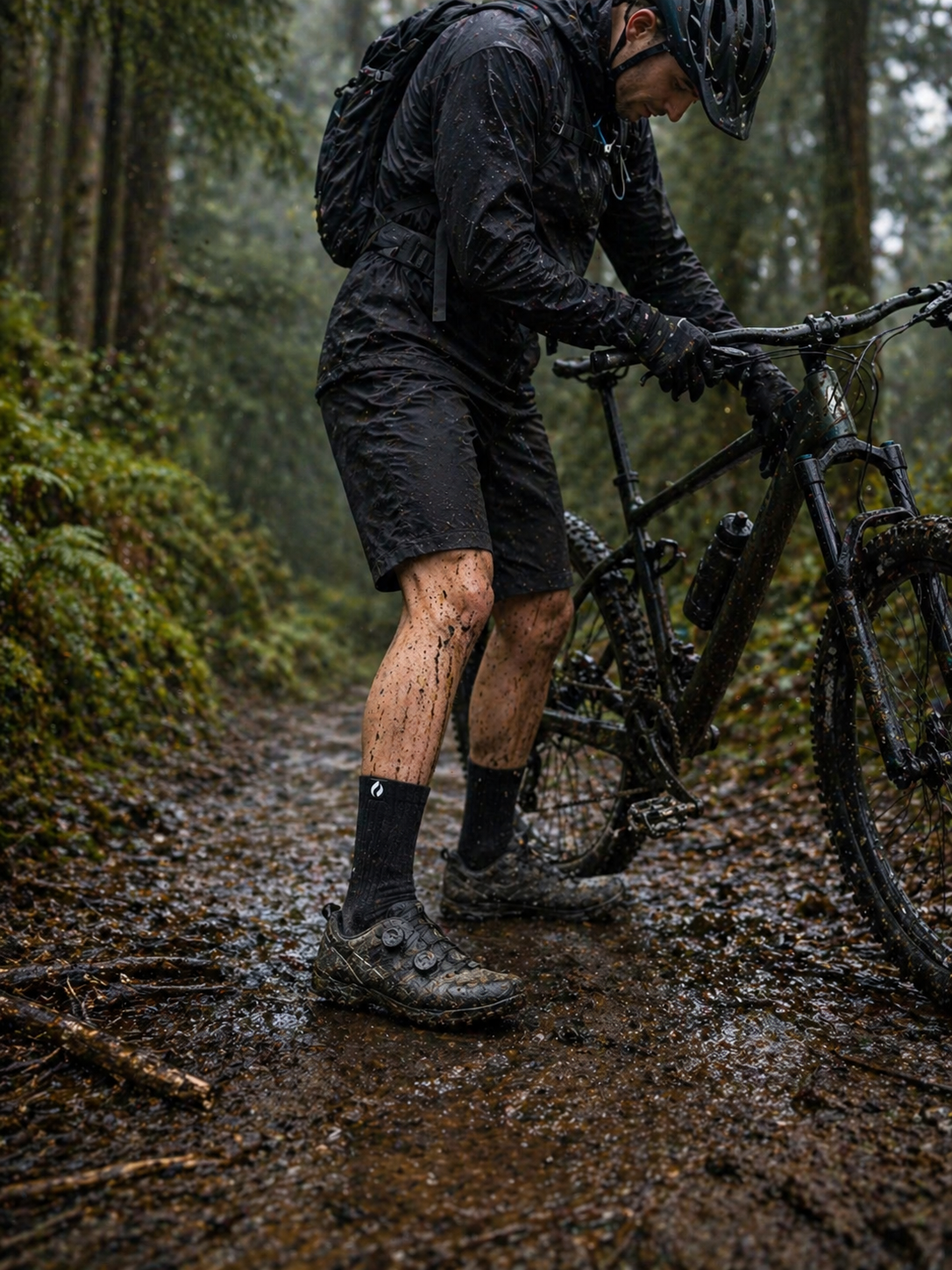 Drycore waterproof product in wet outdoor conditions