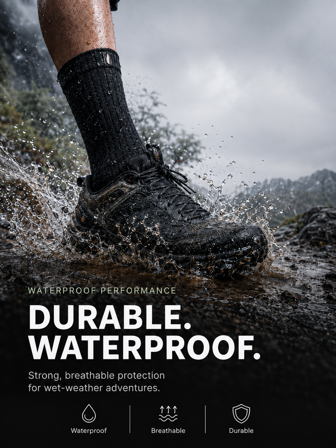 Drycore waterproof socks hero image